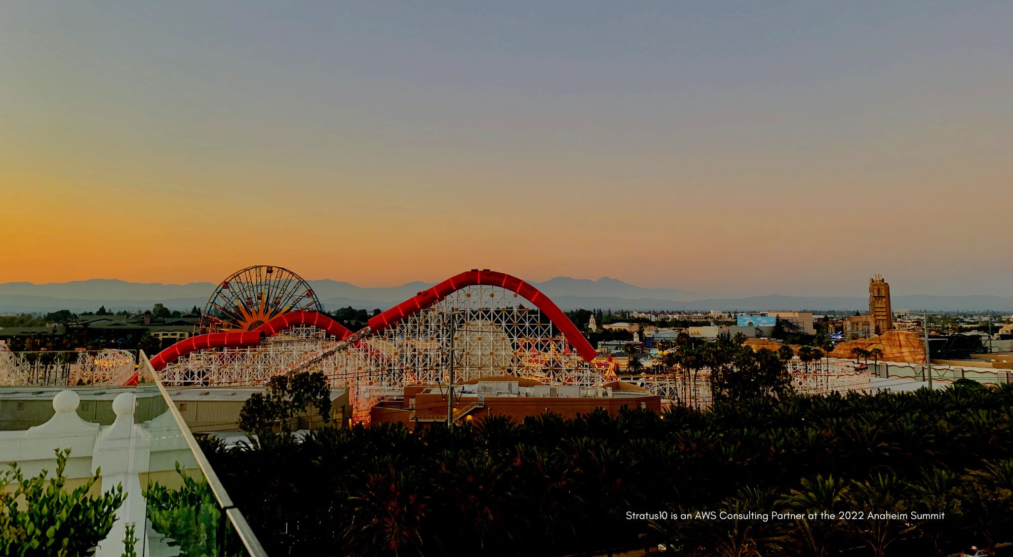 AWS Anaheim Summit Partner Convention - View of Disneyland