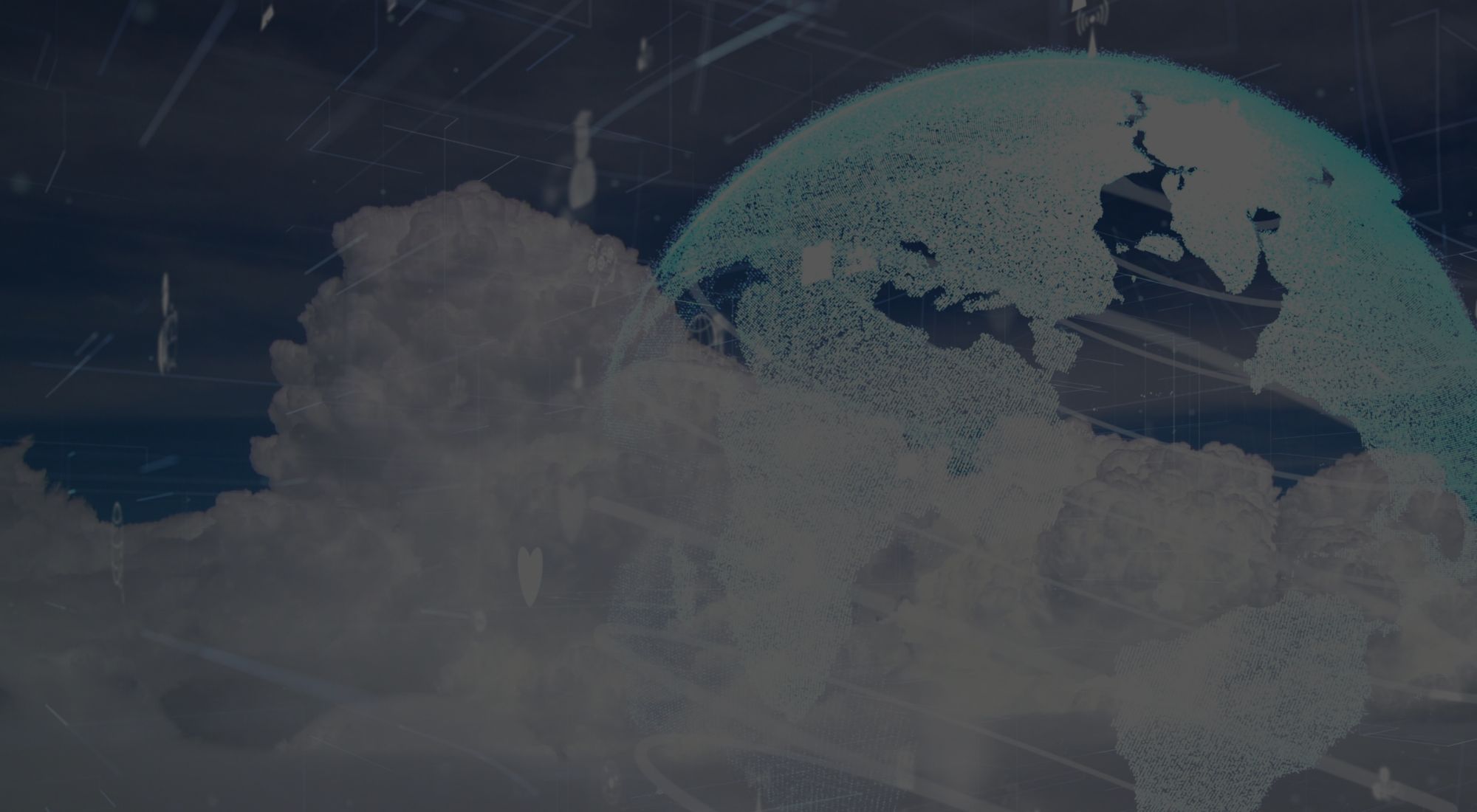 Windows Modernization Assessment - digital earth with clouds