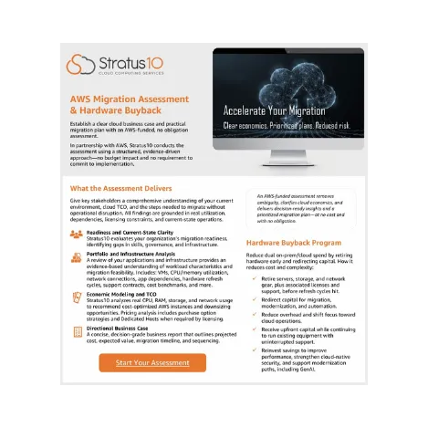 Stratus10 AWS Migration Assessment with Buyback PDF