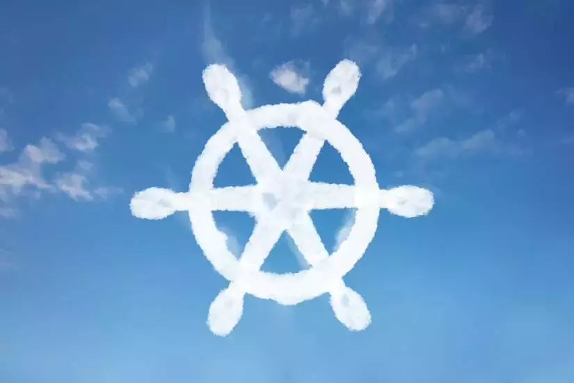 Kubernetes helm logo in the cloud - Best Engineering Practices for Kubernetes