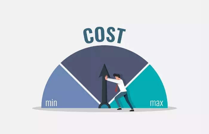 In Pursuit of AWS Cost Optimization: A Guide for Businesses on Tools vs. Services / Pic of man pushing cost level to minimum range