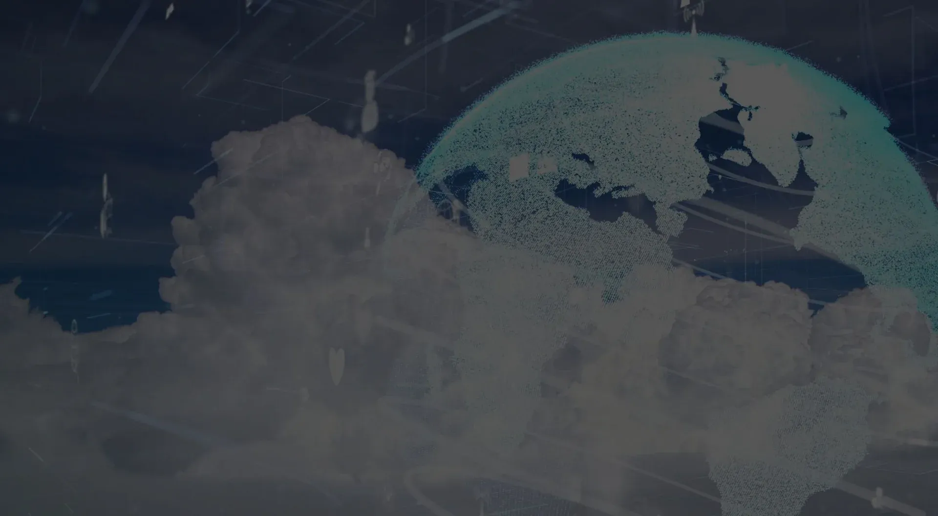 Windows Modernization Assessment - digital earth with clouds