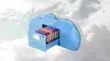 Cloud storage cost optimization - image of a cloud with a file drawer full of folders
