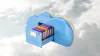Cloud storage cost optimization - image of a cloud with a file drawer full of folders